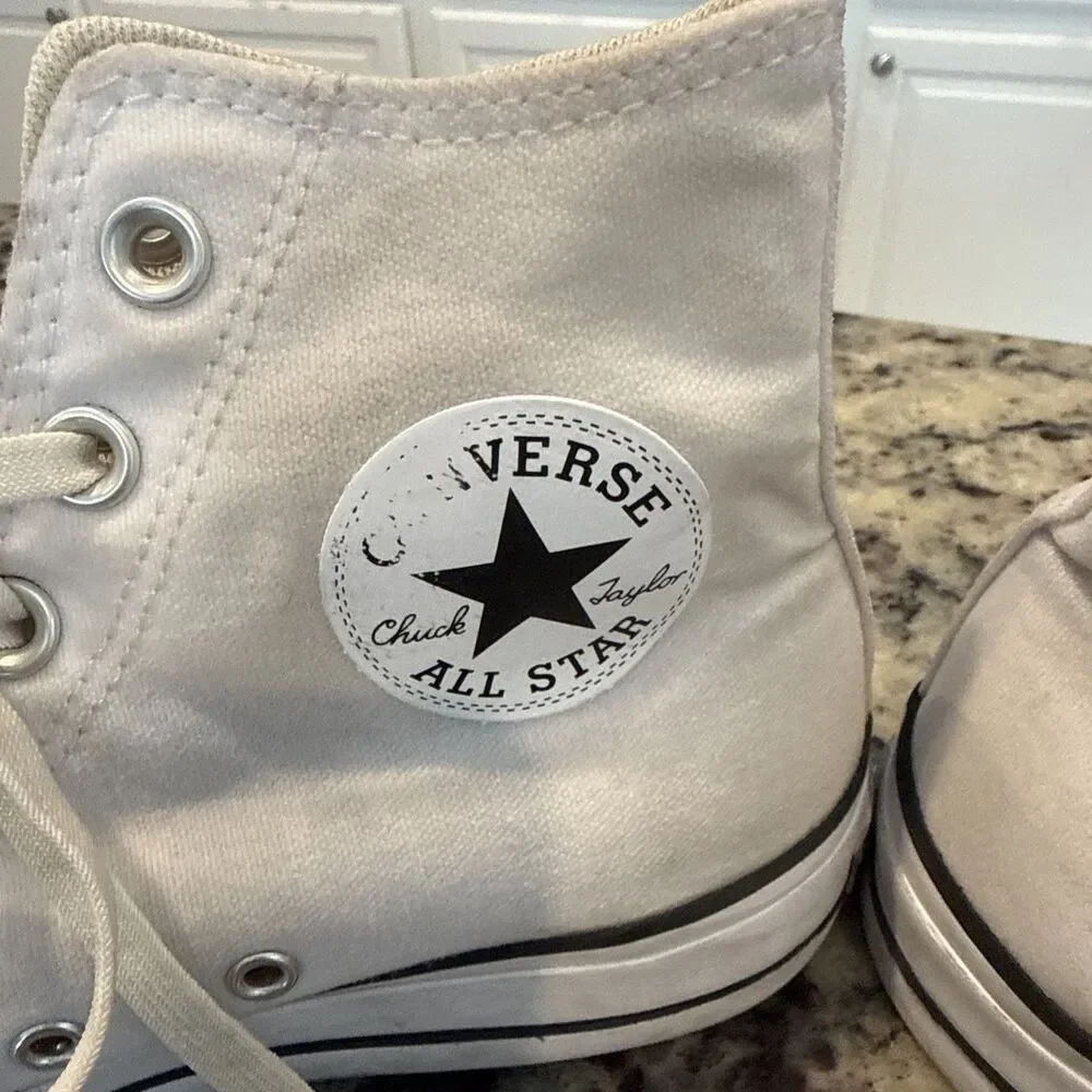 Converse Chuck Taylor All Star Hi Lace Up White Size 8